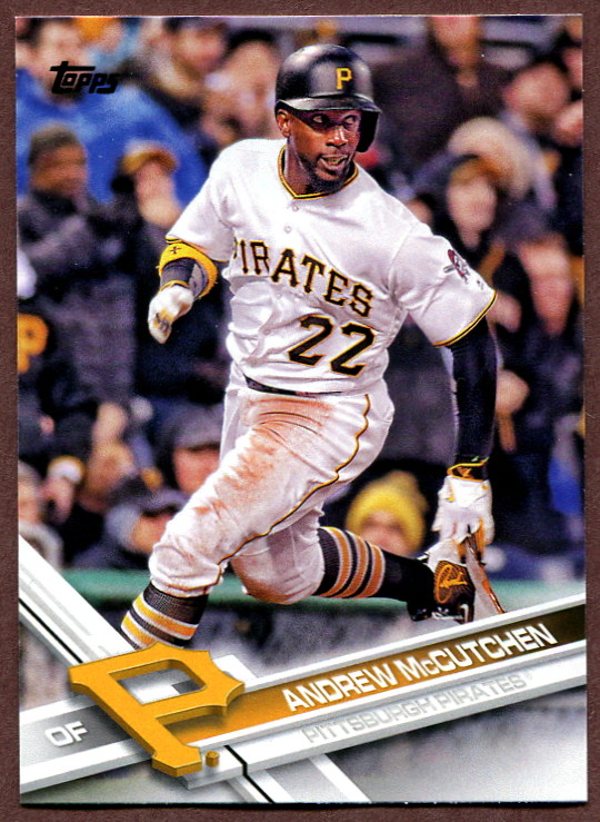 2017 Topps 650 Andrew McCutchen Baseball Card Pittsburgh Pirates