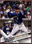 2017 Topps Update #US193 Orlando Arcia RD Baseball Card - Milwaukee Brewers 