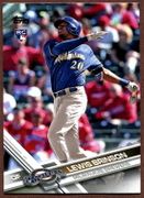 2017 Topps Update #US226 Lewis Brinson RC Baseball Card - Milwaukee Brewers 