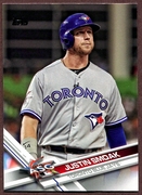 2017 Topps Update #US272 Justin Smoak AS Baseball Card - Toronto Blue Jays 