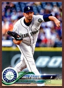 2018 Topps #143 James Paxton Baseball Card - Seattle Mariners 