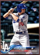 2018 Topps #466 Tim Locastro RC Baseball Card - Los Angeles Dodgers 