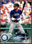 2018 Topps #590 Dee Gordon Baseball Card - Seattle Mariners 