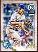2018 Topps Gypsy Queen #270 Alex Wood Baseball Card - Los Angeles Dodgers 