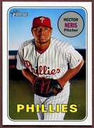 2018 Topps Heritage #184 Hector Neris Baseball Card - Philadelphia Phillies 