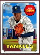 2018 Topps Heritage #303 Luis Severino Baseball Card - New York Yankees 