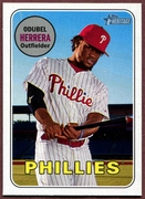 2018 Topps Heritage #306 Odubel Herrera Baseball Card - Philadelphia Phillies 