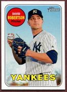 2018 Topps Heritage #307 David Robertson Baseball Card - New York Yankees 