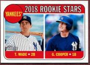 2018 Topps Heritage #321 Tyler Wade RC & Garrett Cooper RC Baseball Card - New York Yankees