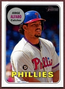 2018 Topps Heritage #352 Jorge Alfaro Baseball Card - Philadelphia Phillies 