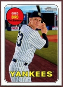 2018 Topps Heritage #367 Greg Bird Baseball Card - New York Yankees 