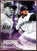 2018 Topps Superstar Sensations #SSS18 Felix Hernandez Baseball Card - Seattle Mariners 