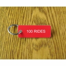 100 Rides Key Chain For Century Club and Other 100 Milestones