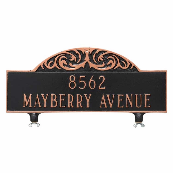 2 Line Mailbox Address Sign Double Sided Mailbox Topper House Number