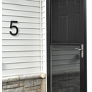 20" House Numbers And Letters Black