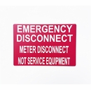 2023 NEC Emergency Disconnect Labels - Service & Meter Disconnect
