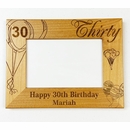 30th Birthday Personalized Picture Frame