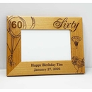 60th Birthday Custom Picture Frame
