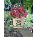 Address Crock - Stoneware Planting Pot For House Number, Family Established Date, or Custom Message