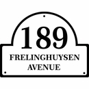 Address Plaque - Arch Shape House Number Sign