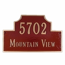 Address Plaque - Choose Your Size and Color - For Wall or Optional Lawn Mount