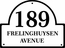 Address Plaque - Arch Shape House Number Sign