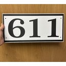 Address Plaque For One, Two, Three, Four, or Five Large House Numbers