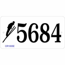 Address Plaque for Skiers - Ski House Address Sign