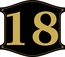 Address Plaque with Extra Large Numbers - House Sign Displays Three 5" Numbers, Two 6" Numbers, or One 8" Number