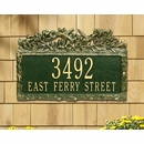 Address Plaque with Hummingbirds