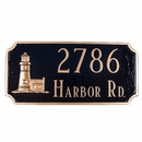 Address Plaque with Lighthouse