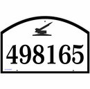 Address Plaque with Military Vehicles Including Cannon, Tank, Gun, and Rocket Launcher