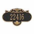 Address Plaque With Scroll and Shell