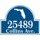Address Plaque With State Image