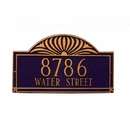 Address Plaque With Sun Rays - House Number Sign