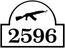 House Number Address Sign With Gun, Rifle, or Other Weapon