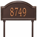 Address Plate With Lawn Stakes