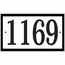 Address Plate With Large Numbers