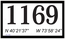 Coordinates Address Sign or Family Name Sign with Longitude and Latitude