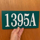 Stick On Address Plaque - Address Sign With Self Adhesive Tape