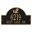 Address Plaque With Adirondack Chair