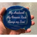 Agate Geode Personalized Engraved Gift