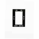 Aircraft Battery Alternator Master Split Switch Placard - 1.56" x 2.188"
