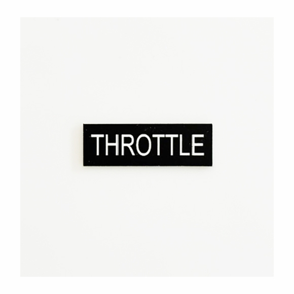 Custom Aircraft Placards & Fuel Control Labels 1.5