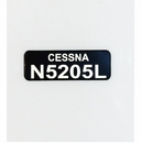 Aircraft N Number Label