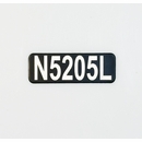 Aircraft Registration Label - N Number Tag