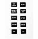 Aircraft Switch Labels
