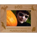 All Dressed up for Halloween Custom Engraved Wood Personalized Picture Frame