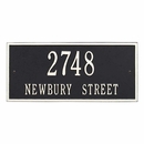 Aluminum Metal Address Sign - Rectangle Shape Address Plaque