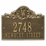 Arch Address Plaque with Monogram Wall Mount